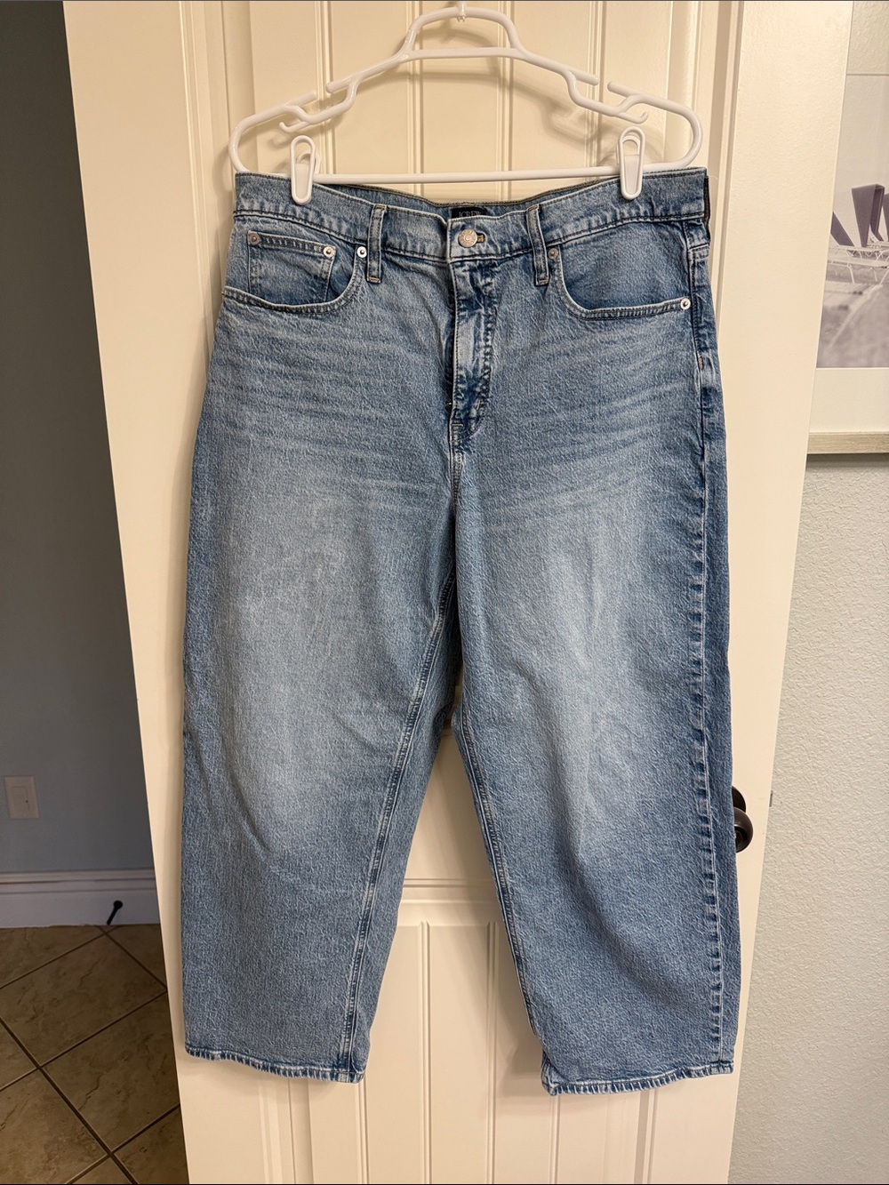 J. Crew Factory Barrel leg Jean